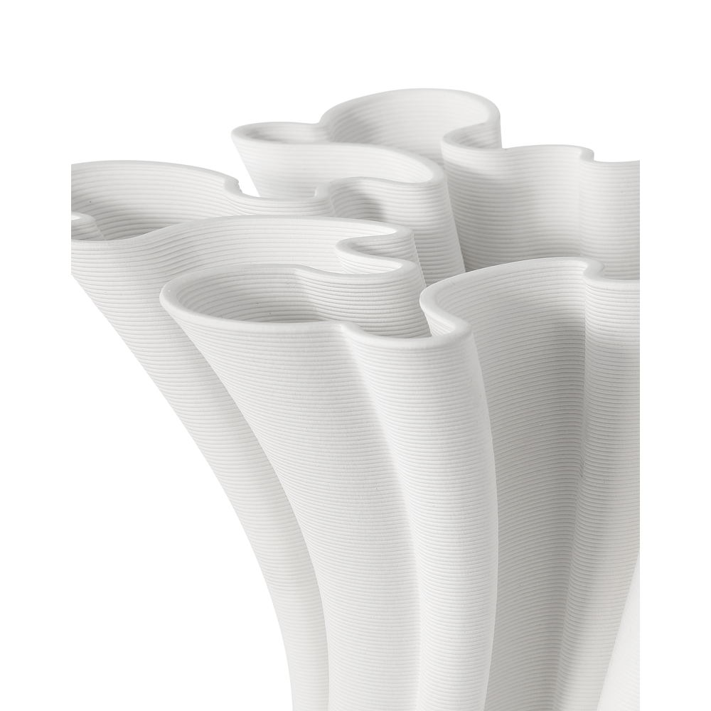 Vases Godet Twist White Vase