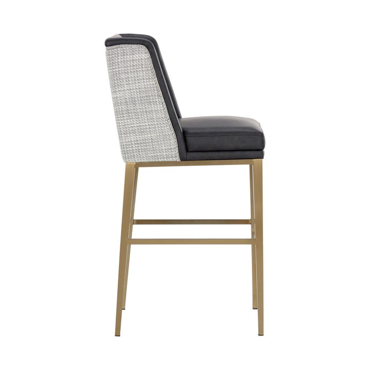 Bar & Counter Stools Joplin Barstool - Cantina Black / Vera White Pepper