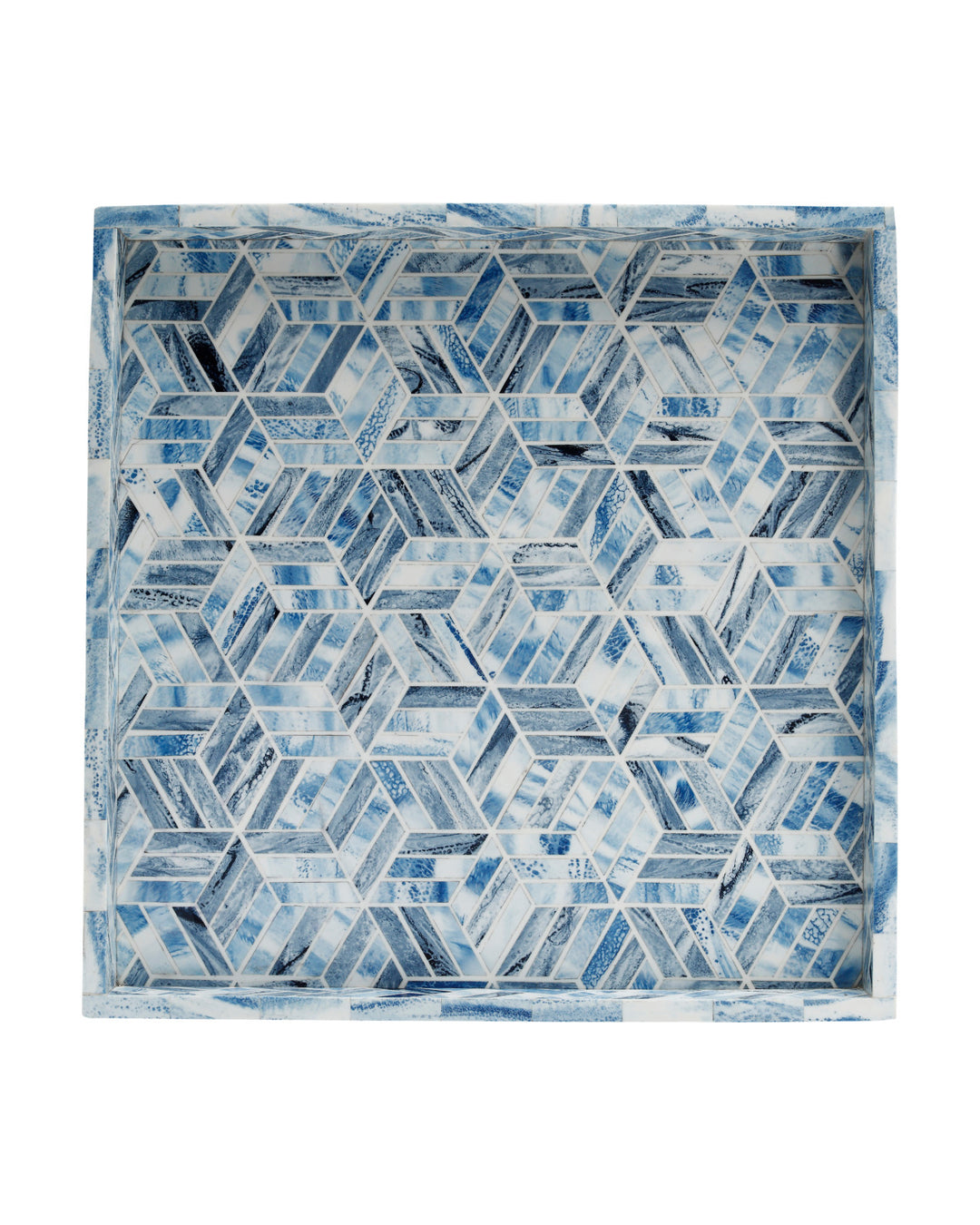 Chance Blue Square Tray