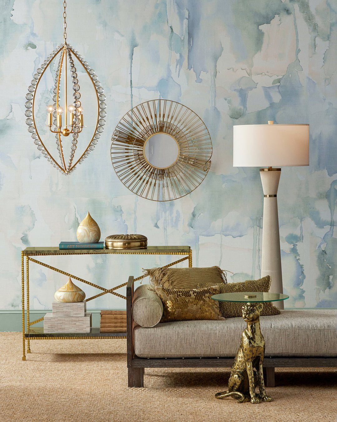 Celebes Settee, Calcutta Linen