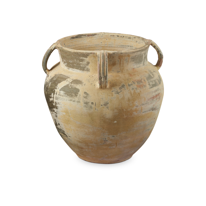 Outdoor Planters Agrigento Antique White Planter