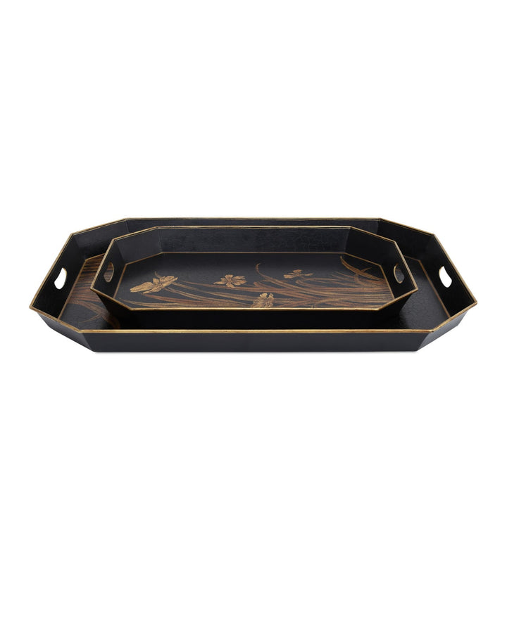 Serveware: Trays Glasshouse Tole Tray Set of 2