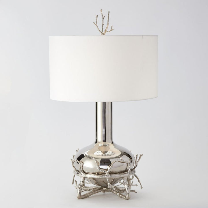 Table Lamps Fat Nickel Twig Table Lamp