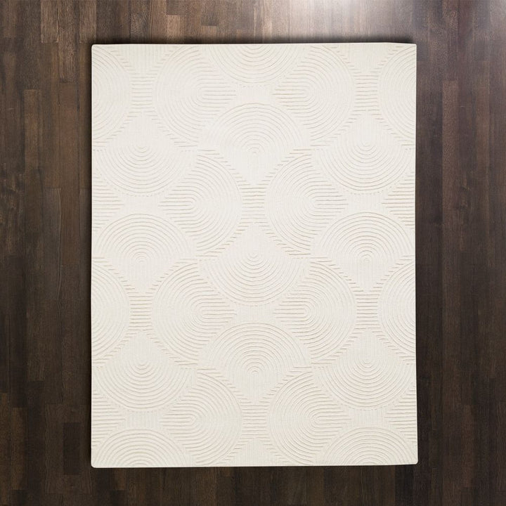 Rugs Arches Rug-Ivory/Ivory-12 x 18