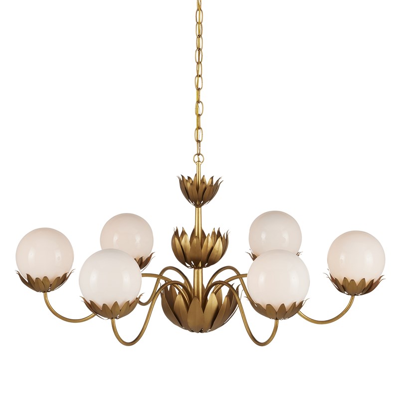 Mirasole Gold Chandelier-Currey-CURY-9000-1096-Chandeliers-1-France and Son