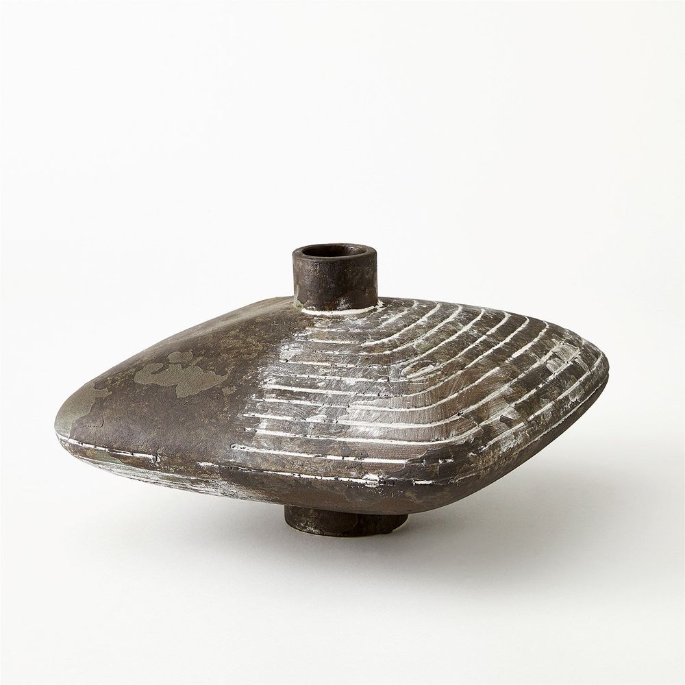 Vases Lantern Vase - Soot Wide