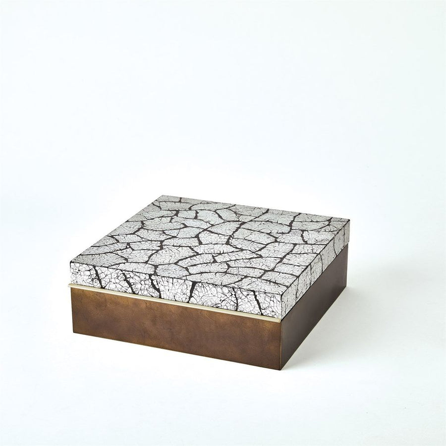 Boxes Eggshell Box - Antique Gold Leaf Large