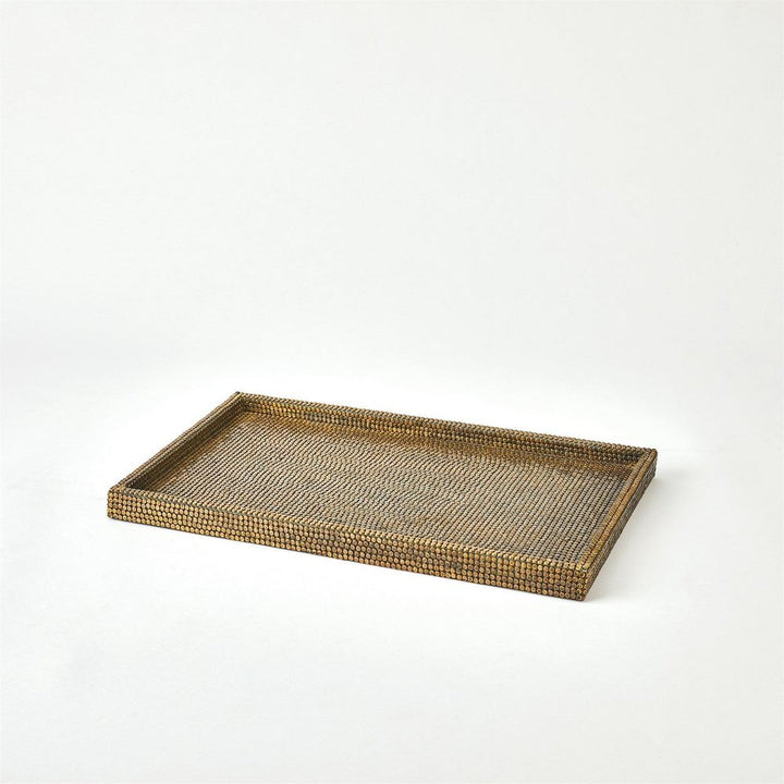 Serveware: Trays Lames Tray - Aged Brass Small