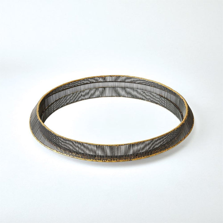 Serveware: Trays Whipped Wire Tray/Mirror-Med
