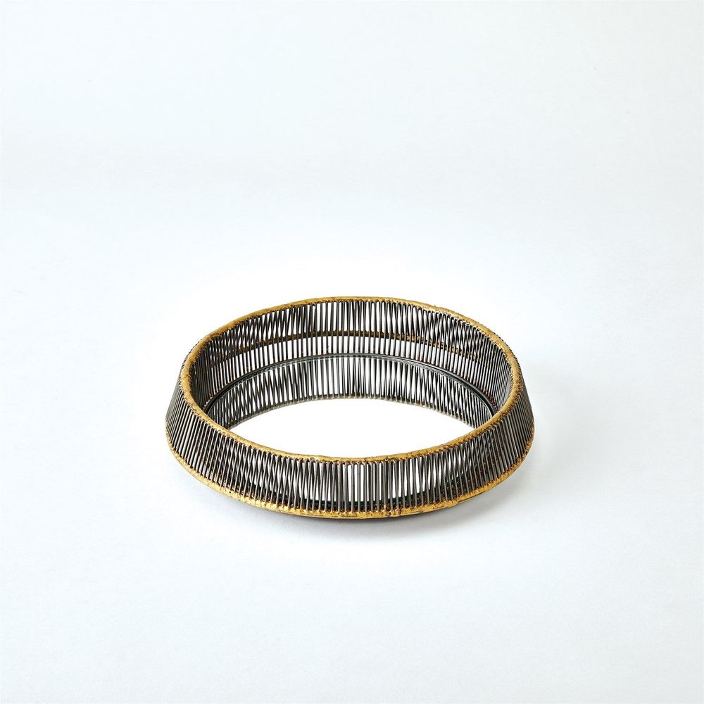 Serveware: Trays Whipped Wire Tray/Mirror-Lg