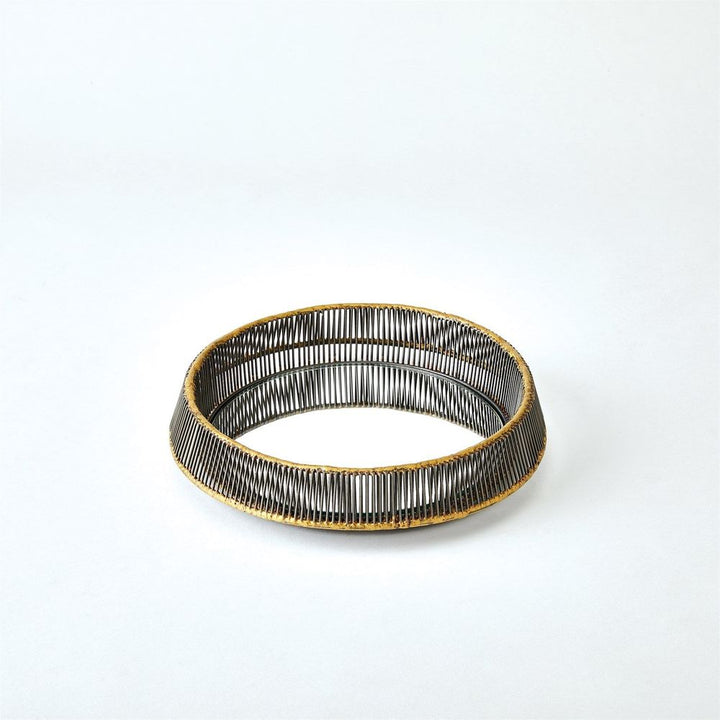Serveware: Trays Whipped Wire Tray/Mirror-Lg