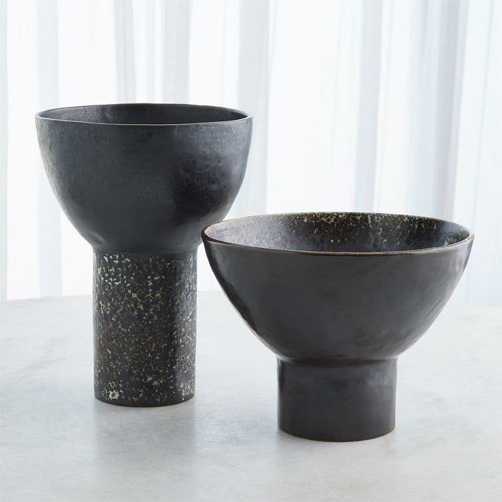 Bowls Cinder Footed Bowl - Reactive Large