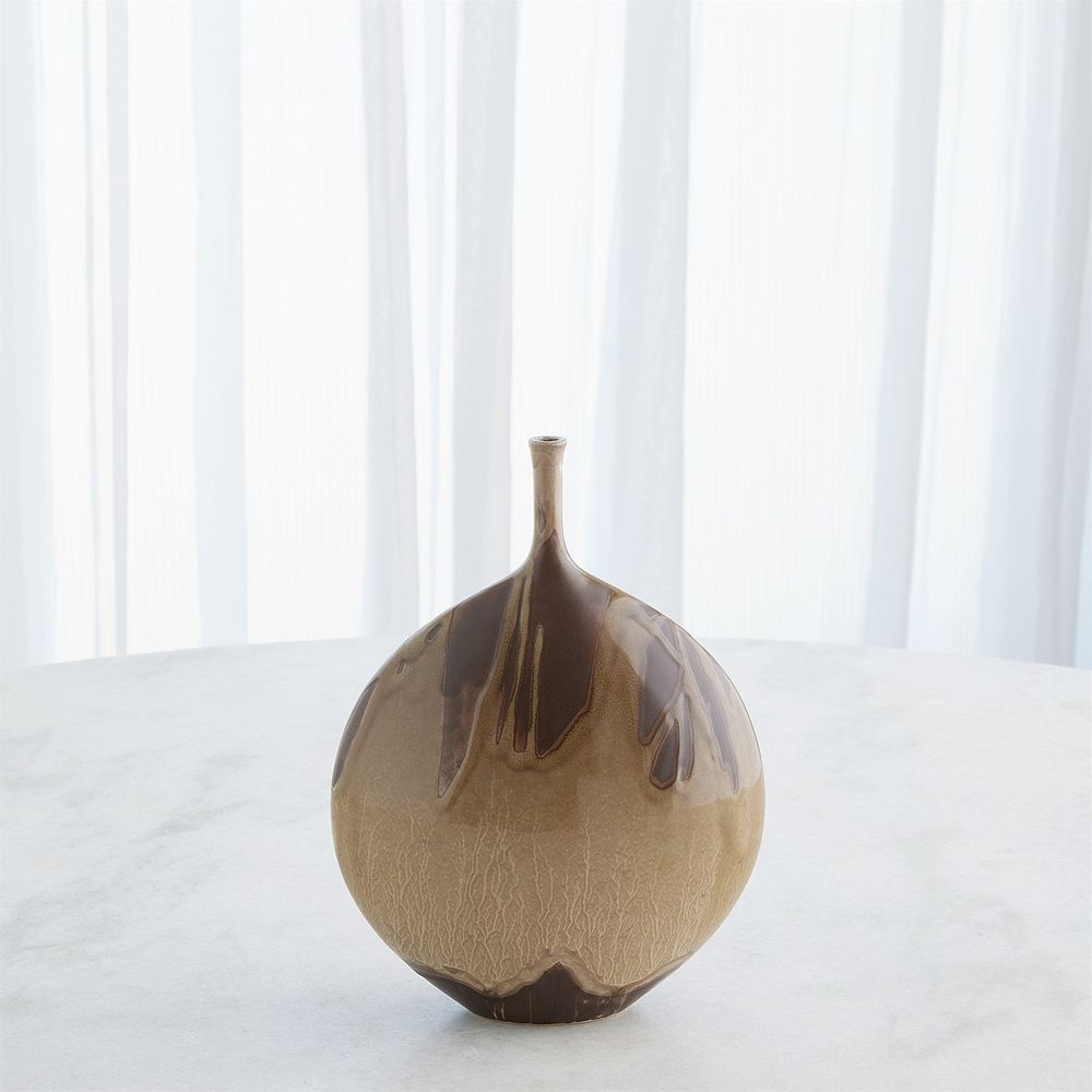 Vases Splash Bottle-Umber-Lg