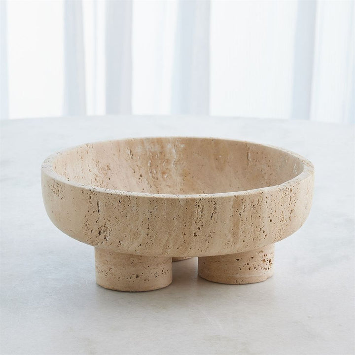 Bowls Priory Bowl-Travertine
