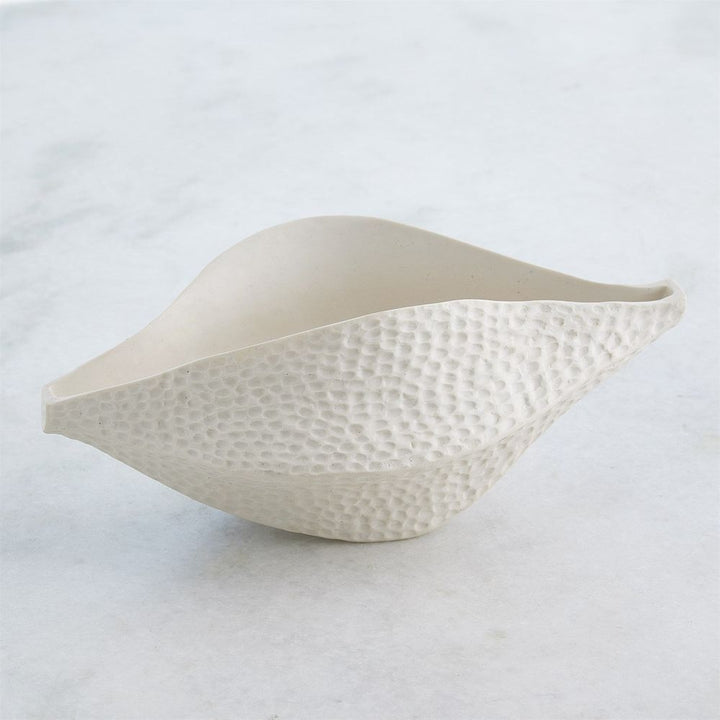 Decorative Objects Porcelain Pod - Matte White Large