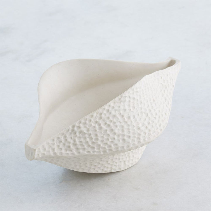 Decorative Objects Porcelain Pod - Matte White Large