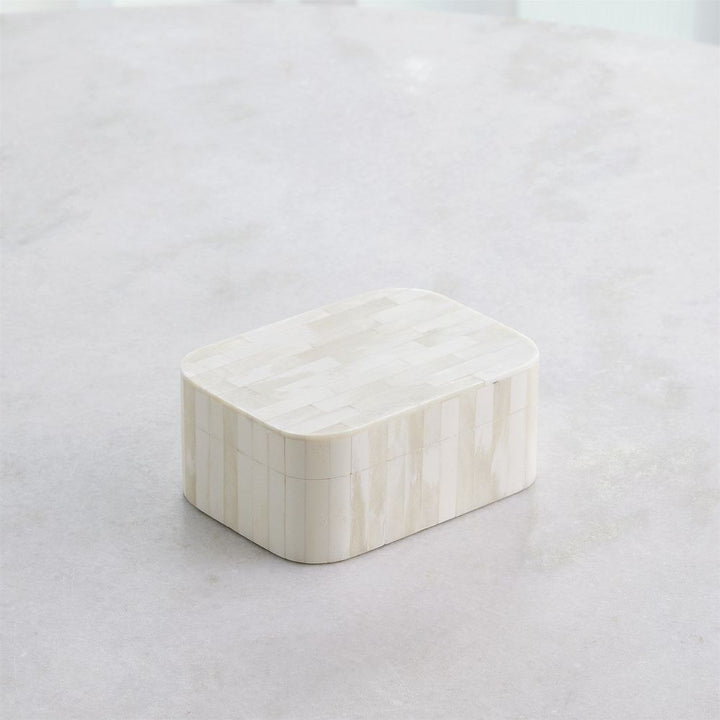Super Ellipse Box-White Bone-Lg