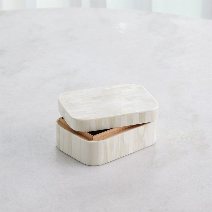Super Ellipse Box-White Bone-Lg