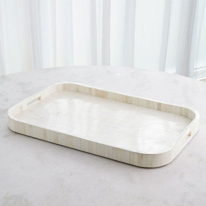 Super Ellipse Box-White Bone-Lg