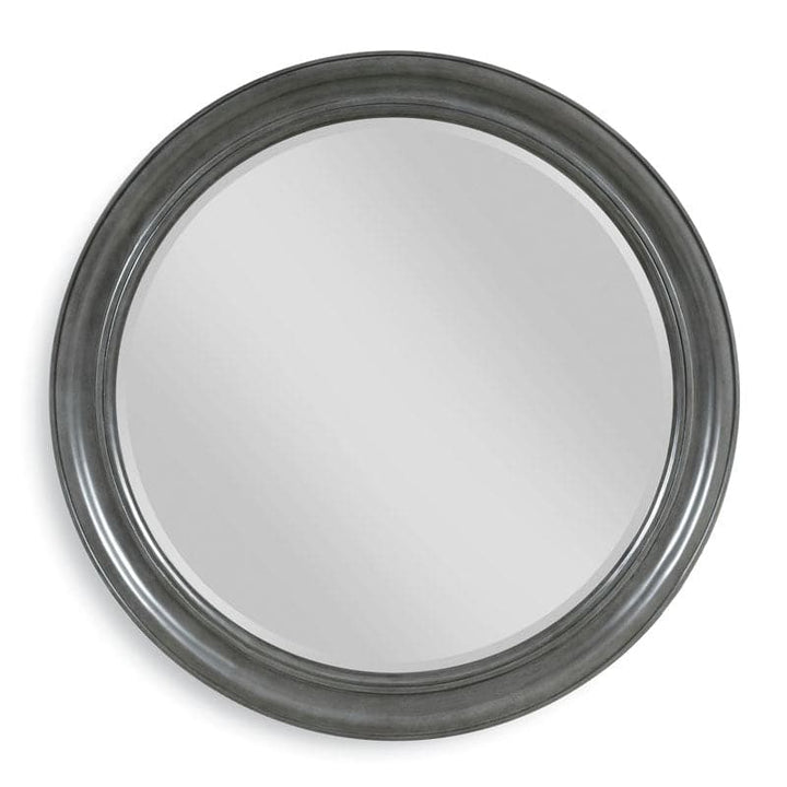 Redonde Mirror-Woodbridge Furniture-WOODB-9020-63-MirrorsCharcoal Finish-3-France and Son