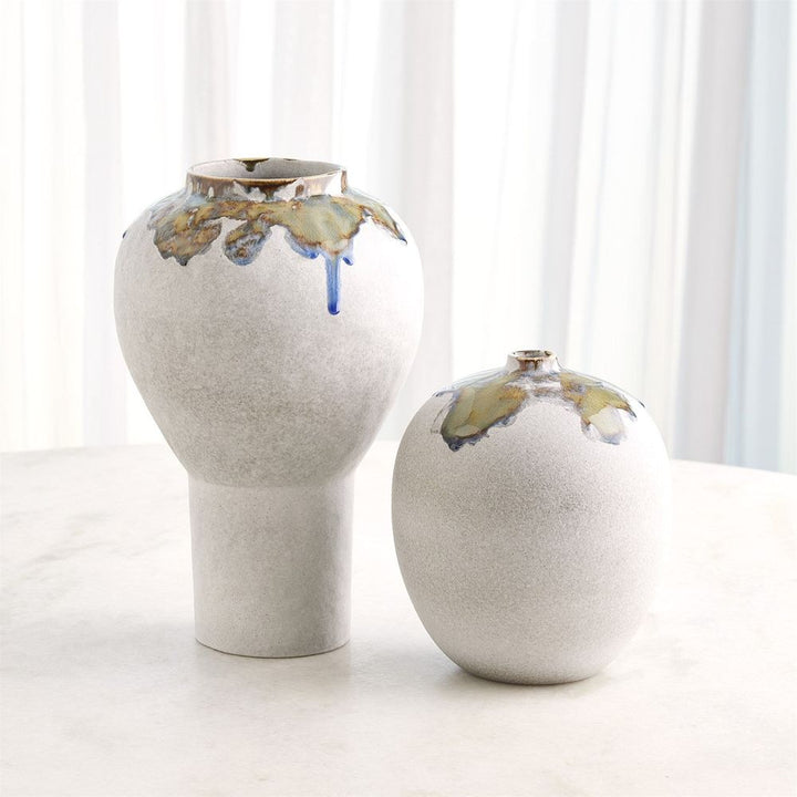 Volcan Handled Jar-Grey/Reactive Green-Lg