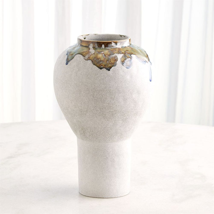 Volcan Handled Jar-Grey/Reactive Green-Lg