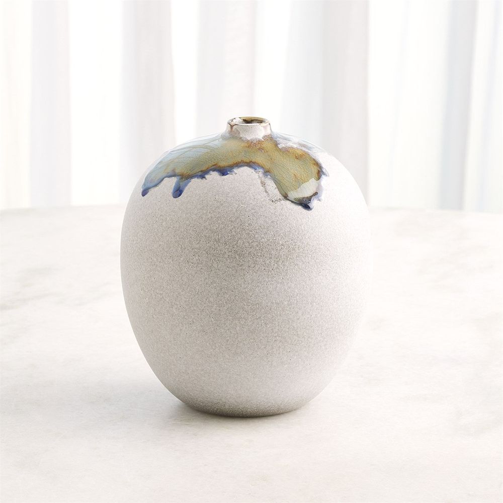 Jars Volcan Handled Jar-Grey/Reactive Green-Lg