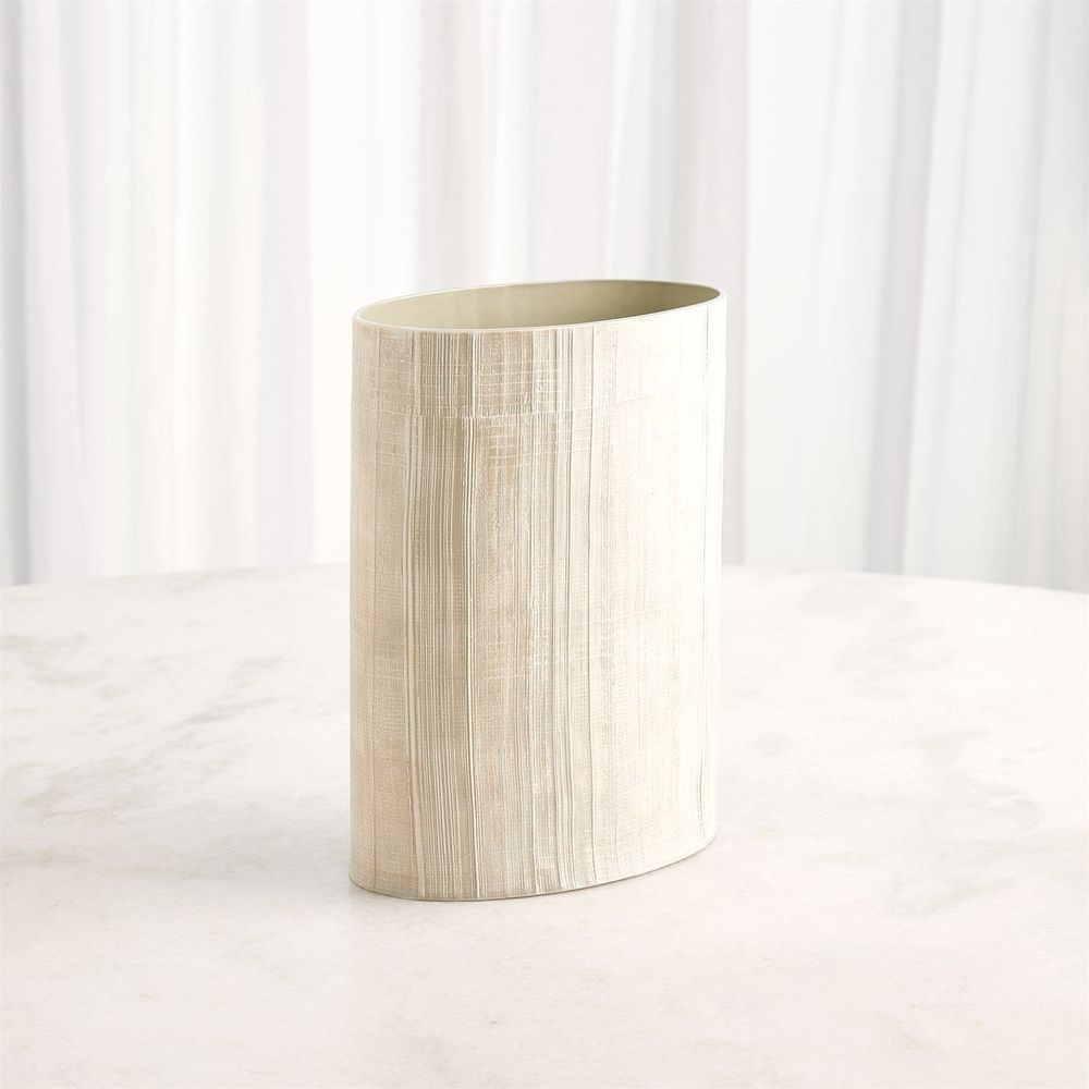 Vases Cross Hatch Vase-Celery-Med