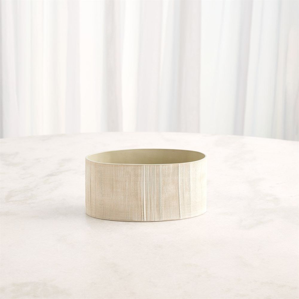 Cross Hatch Vase-Celery-Med