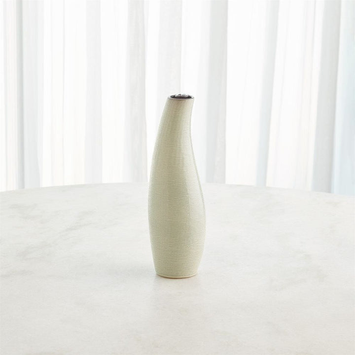 Rift Vase-Washed Green-Med