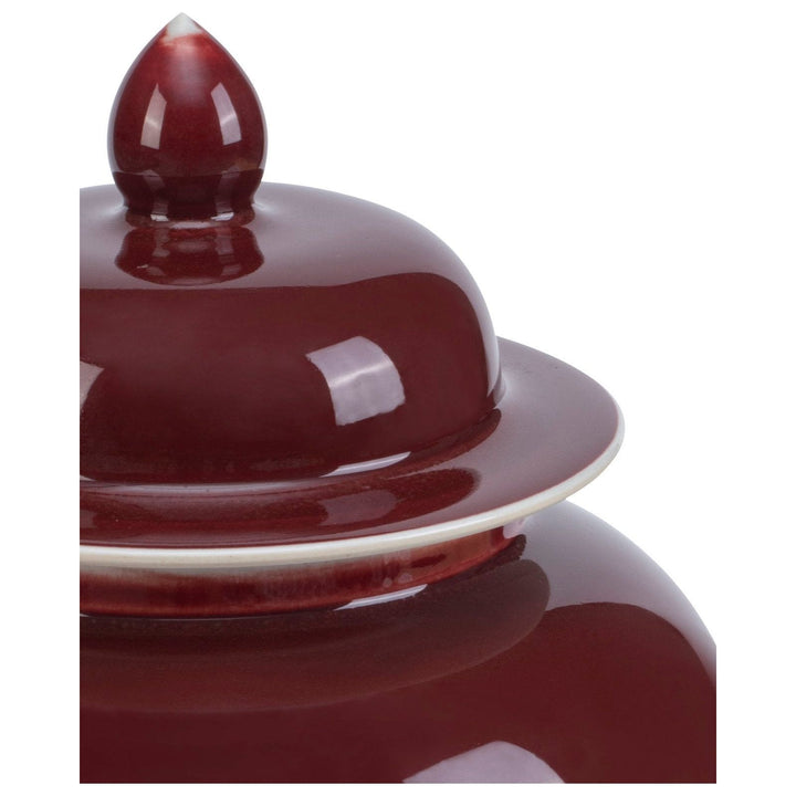 Oxblood Small Temple Jar