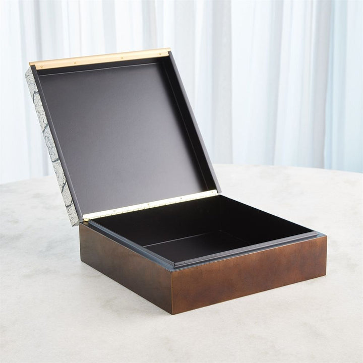 Boxes Eggshell Box - Antique Gold Leaf Large