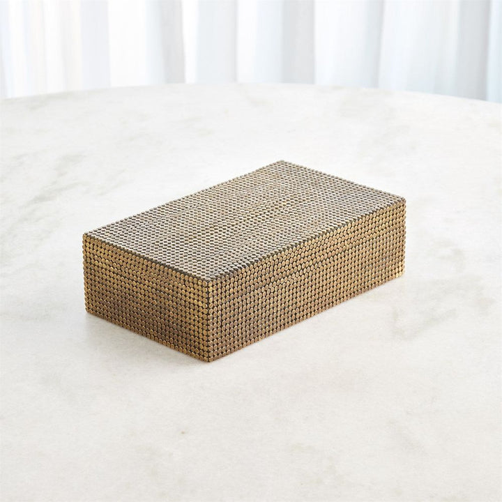 Boxes Lames Box - Aged Brass Medium
