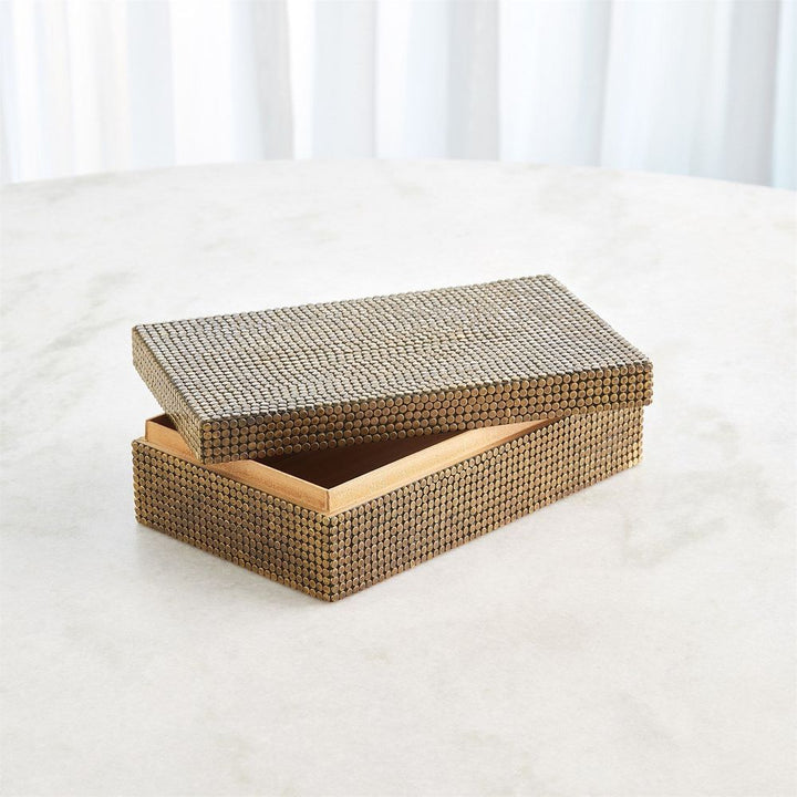 Boxes Lames Box - Aged Brass Medium