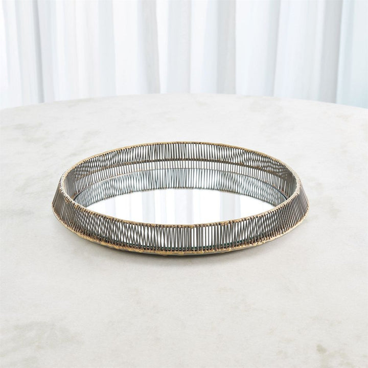 Whipped Wire Tray/Mirror-Med