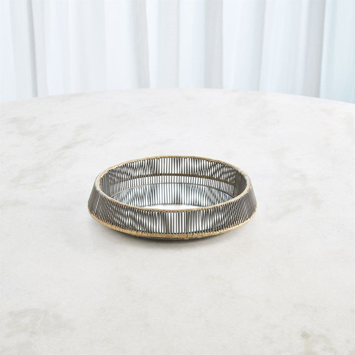Whipped Wire Tray/Mirror-Sm