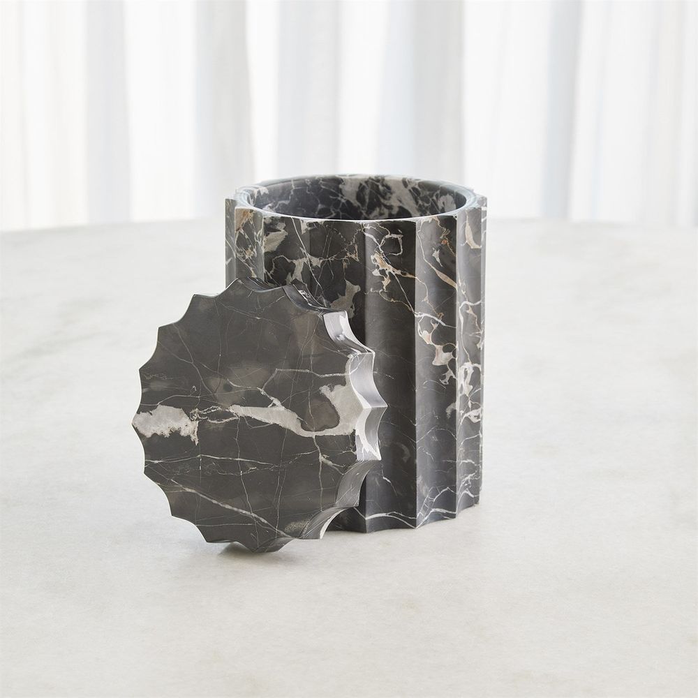 Jars Ionic Jar-Golden Portoro-Sm