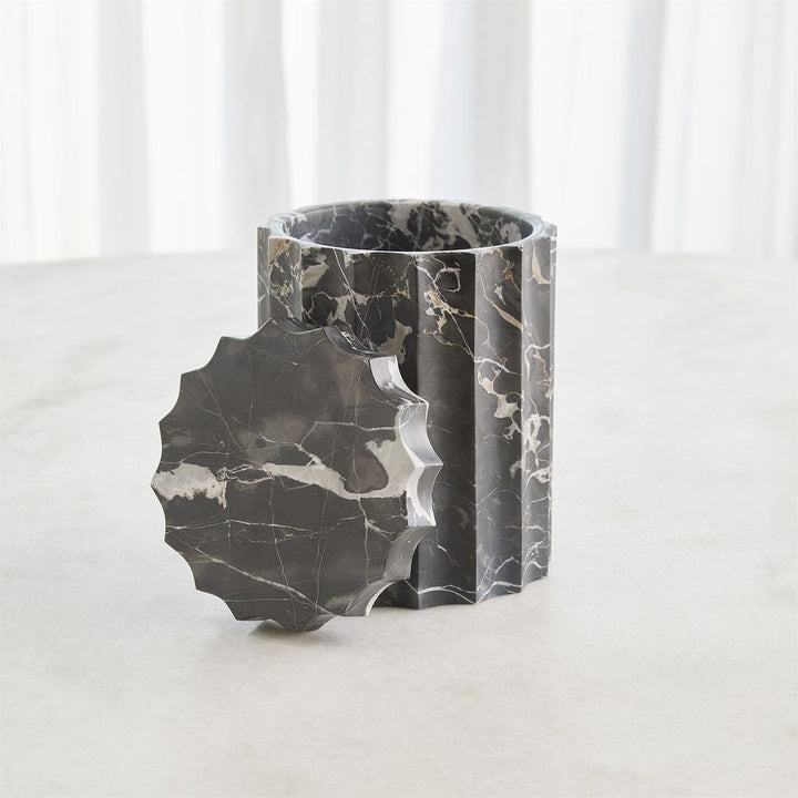 Jars Ionic Jar-Golden Portoro-Sm