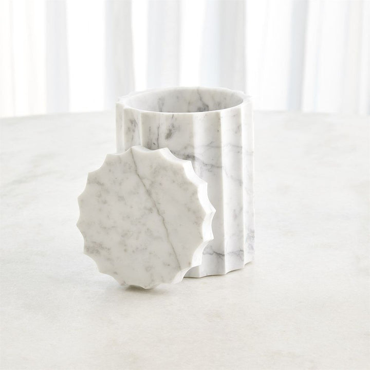 Jars Ionic Jar-Grey White-Lg