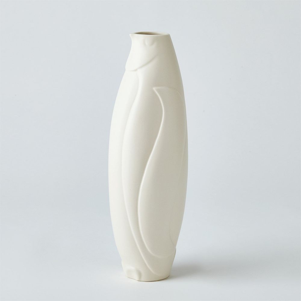 Vases Penguin Vase-Matte White-Wide