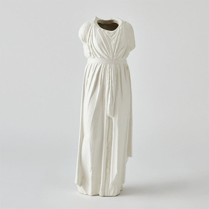 Greco Vase-Matte White-Med
