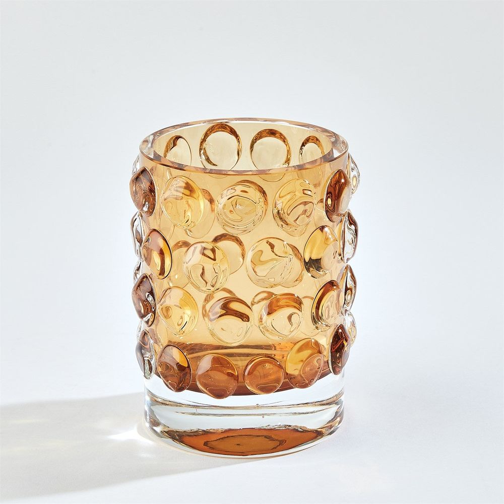 Vases Thousand Eye Vase-Amber-Lg