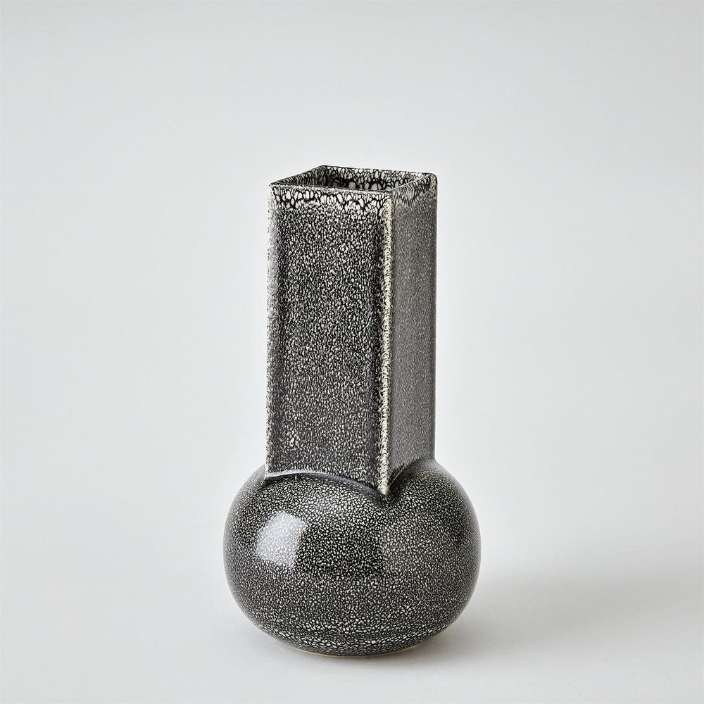 Vases Crocus Vase-Reactive Black-Lg