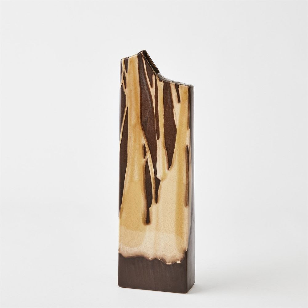 Vases Column Splash Vase-Umber-Sm