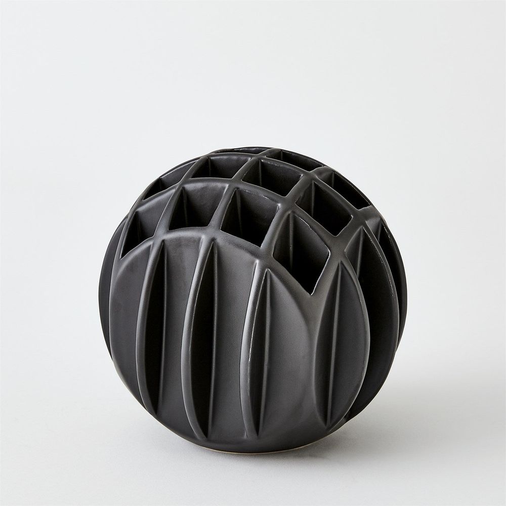 Vases Bud Ball Vase-Matte Black-Sm