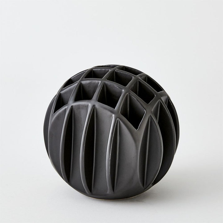 Vases Bud Ball Vase-Matte Black-Lg