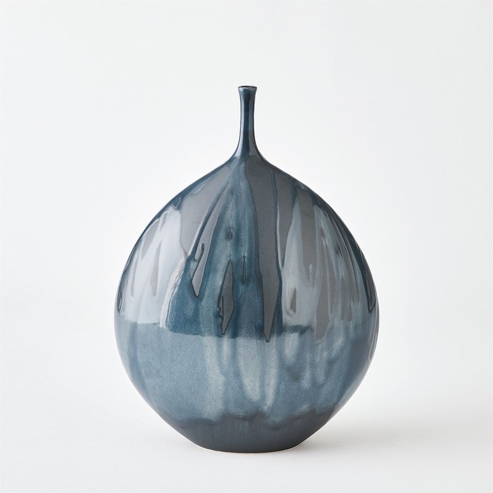 Vases Splash Bottle-Reactive Blue-Sm