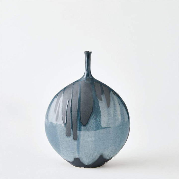 Vases Splash Bottle-Reactive Blue-Sm