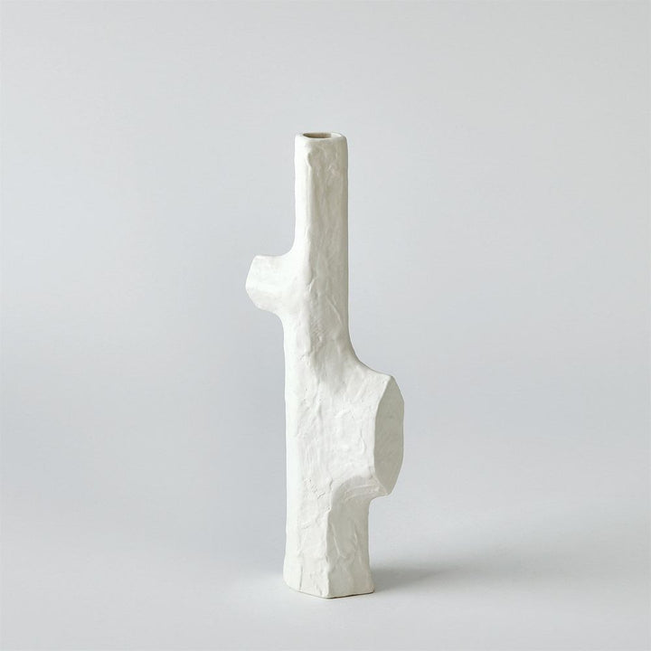 Vases Tiered Trunk Vase-Matte White-Lg