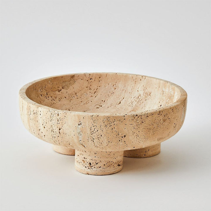 Priory Bowl-Travertine